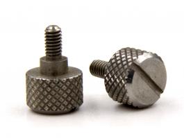 Hand tighten the presser foot screw